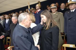 Cerimonia di commemorazione del Capo Dipartimento del SISMI, Nicola Calipari