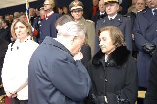 Cerimonia di commemorazione del Capo Dipartimento del SISMI, Nicola Calipari