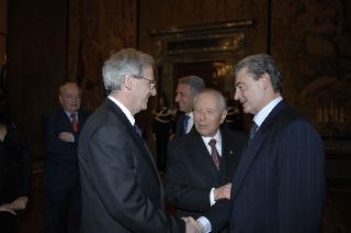 Carlo Azeglio Ciampi incontra il Presidente della Repubblica di Ungheria, László Sólyom
