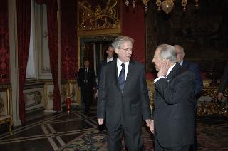 Carlo Azeglio Ciampi incontra il Presidente della Repubblica di Ungheria, László Sólyom