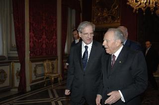 Carlo Azeglio Ciampi incontra il Presidente della Repubblica di Ungheria, László Sólyom