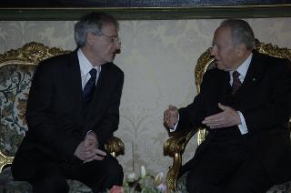 Carlo Azeglio Ciampi incontra il Presidente della Repubblica di Ungheria, László Sólyom