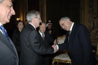 Carlo Azeglio Ciampi incontra il Presidente della Repubblica di Ungheria, László Sólyom