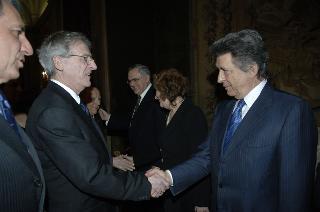 Carlo Azeglio Ciampi incontra il Presidente della Repubblica di Ungheria, László Sólyom