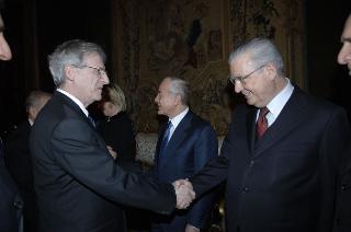 Carlo Azeglio Ciampi incontra il Presidente della Repubblica di Ungheria, László Sólyom