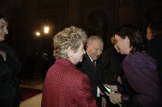 Carlo Azeglio Ciampi incontra il Presidente della Repubblica di Ungheria, László Sólyom