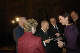 Carlo Azeglio Ciampi incontra il Presidente della Repubblica di Ungheria, László Sólyom
