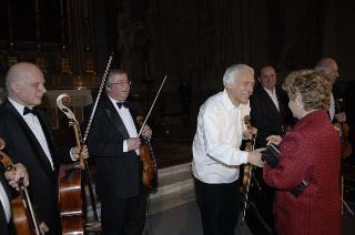 Carlo Azeglio Ciampi incontra il Presidente della Repubblica di Ungheria, László Sólyom