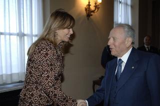 Incontro del Presidente della Repubblica con le donne insignite di onorificenze OMRI, distintesi nella cultura, nella scienza e nel sociale, in occasione della "Festa della Donna 2006"