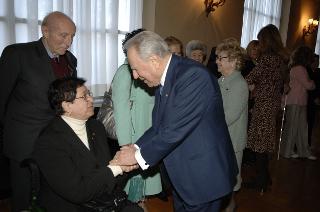 Incontro del Presidente della Repubblica con le donne insignite di onorificenze OMRI, distintesi nella cultura, nella scienza e nel sociale, in occasione della "Festa della Donna 2006"