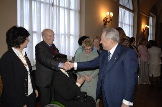 Incontro del Presidente della Repubblica con le donne insignite di onorificenze OMRI, distintesi nella cultura, nella scienza e nel sociale, in occasione della "Festa della Donna 2006"