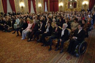 Incontro del Presidente della Repubblica con le donne insignite di onorificenze OMRI, distintesi nella cultura, nella scienza e nel sociale, in occasione della "Festa della Donna 2006"