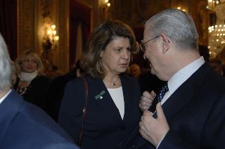 Incontro del Presidente della Repubblica con le donne insignite di onorificenze OMRI, distintesi nella cultura, nella scienza e nel sociale, in occasione della "Festa della Donna 2006"