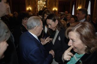 Incontro del Presidente della Repubblica con le donne insignite di onorificenze OMRI, distintesi nella cultura, nella scienza e nel sociale, in occasione della "Festa della Donna 2006"