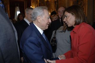 Incontro del Presidente della Repubblica con le donne insignite di onorificenze OMRI, distintesi nella cultura, nella scienza e nel sociale, in occasione della "Festa della Donna 2006"