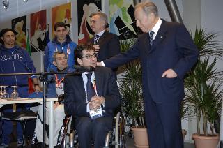 Intervento del Presidente della Repubblica alla cerimonia di apertura dei Giochi paralimpici Invernali Torino 2006