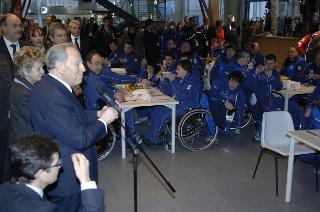 Intervento del Presidente della Repubblica alla cerimonia di apertura dei Giochi paralimpici Invernali Torino 2006