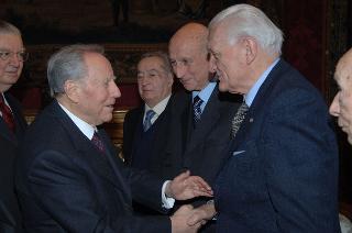 Il Presidente della Repubblica riceve i Presidenti delle Associazioni Combattentistiche e Partigiane