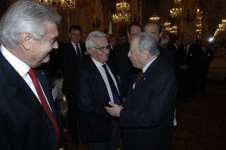 Incontro del Presidente della Repubblica con il Comitato di Presidenza dell'Associazione Nazionale Costruttori Edili, in occasione del 60° anniversario di fondazione dell'ANCE