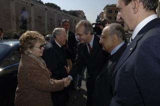 Visita in anteprima del Presidente della Repubblica alla Mostra su "Antonello da Messina"