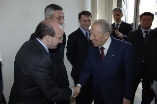 Visita in anteprima del Presidente della Repubblica alla Mostra su "Antonello da Messina"