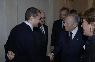 Visita in anteprima del Presidente della Repubblica alla Mostra su "Antonello da Messina"