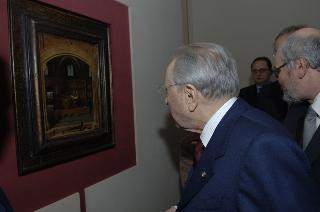 Visita in anteprima del Presidente della Repubblica alla Mostra su "Antonello da Messina"