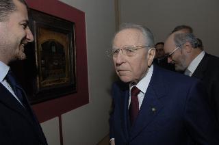 Visita in anteprima del Presidente della Repubblica alla Mostra su "Antonello da Messina"