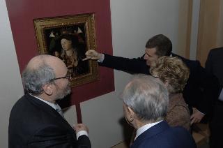 Visita in anteprima del Presidente della Repubblica alla Mostra su "Antonello da Messina"