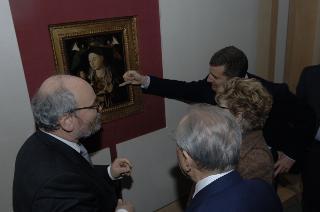 Visita in anteprima del Presidente della Repubblica alla Mostra su "Antonello da Messina"