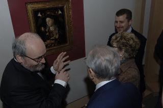 Visita in anteprima del Presidente della Repubblica alla Mostra su "Antonello da Messina"