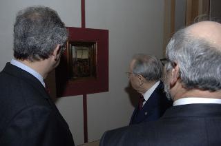 Visita in anteprima del Presidente della Repubblica alla Mostra su "Antonello da Messina"