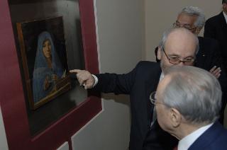 Visita in anteprima del Presidente della Repubblica alla Mostra su "Antonello da Messina"