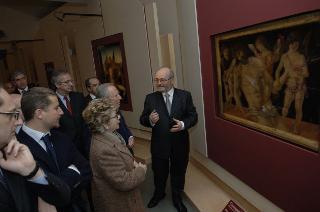 Visita in anteprima del Presidente della Repubblica alla Mostra su "Antonello da Messina"