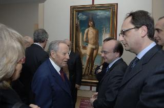 Visita in anteprima del Presidente della Repubblica alla Mostra su "Antonello da Messina"