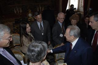 Incontro del Presidente della Repubblica con una delegazione dell'&quot;American Jewish Committee&quot;