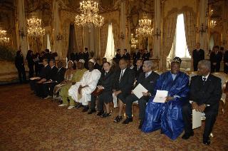 Cerimonia di presentazione delle Lettere Credenziali da parte di nuovi Ambasciatori residenti all'estero