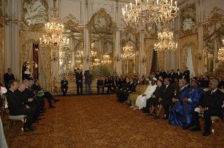 Cerimonia di presentazione delle Lettere Credenziali da parte di nuovi Ambasciatori residenti all'estero