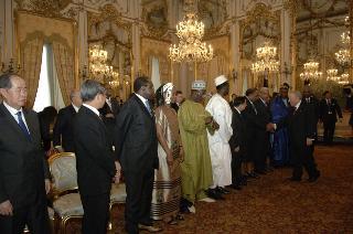 Cerimonia di presentazione delle Lettere Credenziali da parte di nuovi Ambasciatori residenti all'estero