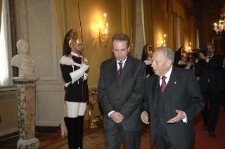 Cerimonia di presentazione delle Lettere Credenziali da parte di nuovi Ambasciatori residenti all'estero