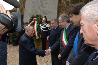 Intervento del Presidente della Repubblica alla cerimonia commemorativa del 62° anniversario dell'eccidio delle Fosse Ardeatine