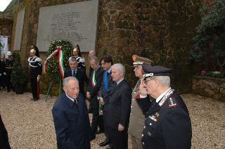 Intervento del Presidente della Repubblica alla cerimonia commemorativa del 62° anniversario dell'eccidio delle Fosse Ardeatine