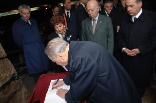Intervento del Presidente della Repubblica alla cerimonia commemorativa del 62° anniversario dell'eccidio delle Fosse Ardeatine