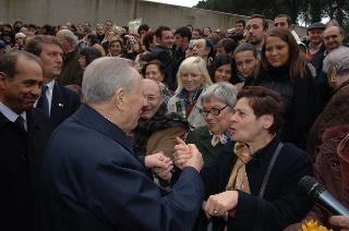 Intervento del Presidente della Repubblica alla cerimonia commemorativa del 62° anniversario dell'eccidio delle Fosse Ardeatine