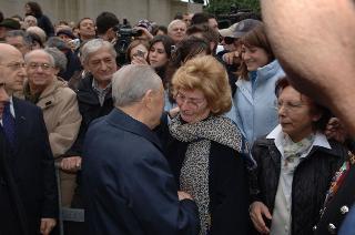 Intervento del Presidente della Repubblica alla cerimonia commemorativa del 62° anniversario dell'eccidio delle Fosse Ardeatine