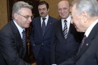 Incontro di Carlo Azeglio Ciampi con il Presidente della Bosnia Erzegovina, Sulejman Tihic