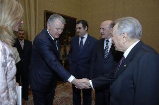 Incontro di Carlo Azeglio Ciampi con il Presidente della Bosnia Erzegovina, Sulejman Tihic