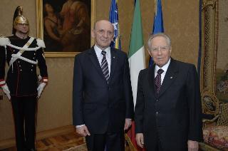 Incontro di Carlo Azeglio Ciampi con il Presidente della Bosnia Erzegovina, Sulejman Tihic
