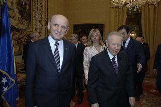Incontro di Carlo Azeglio Ciampi con il Presidente della Bosnia Erzegovina, Sulejman Tihic