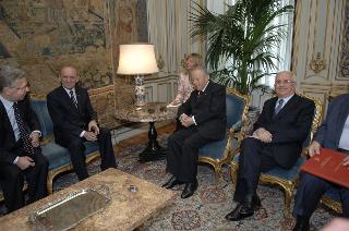 Incontro di Carlo Azeglio Ciampi con il Presidente della Bosnia Erzegovina, Sulejman Tihic